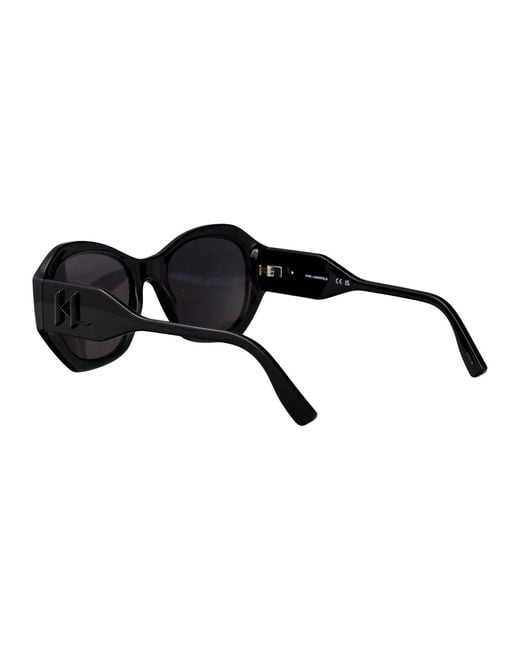 Karl Lagerfeld Black Acetate Sunglasses