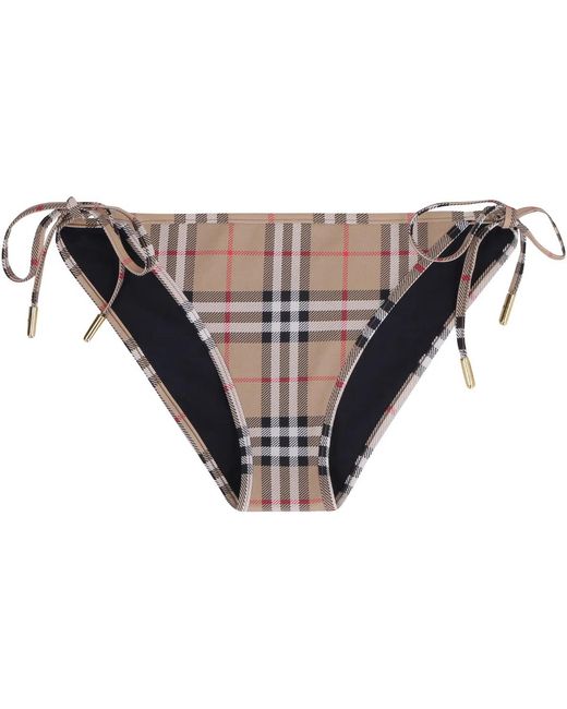 Burberry Natural Bikini With Triangle Bra
