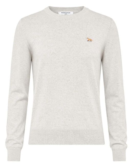 Maison Kitsuné White Maison Kitsuné Maglia "Baby Fox"