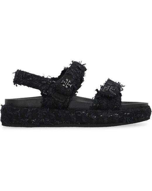 Tory Burch Black Kira Sports Sandals