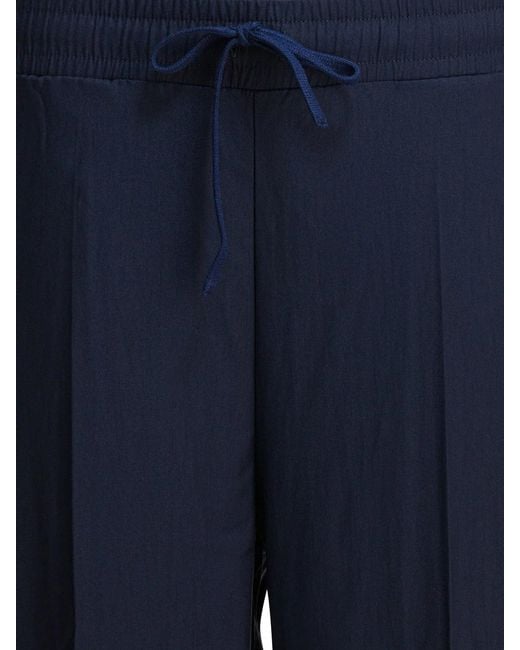 Altum Blue Elastane Trousers for men