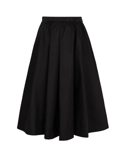 Prada Black Technical Fabric Skirt