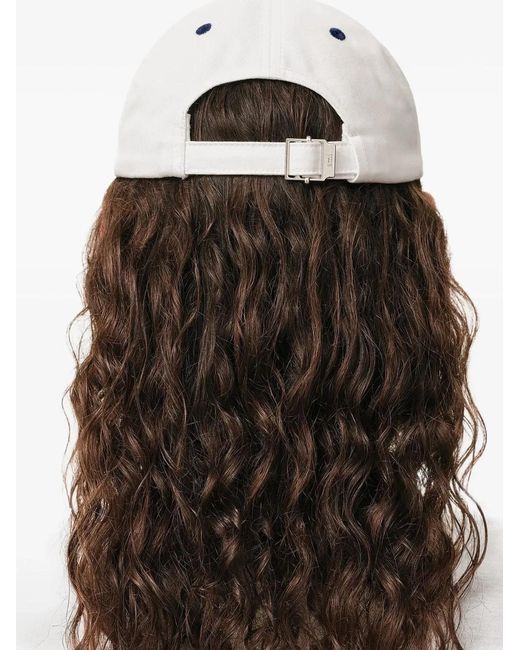 AMI White Bicolor Cap for men