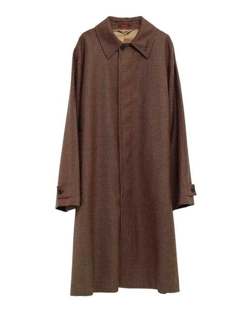 Gucci Brown Wool Coat for men