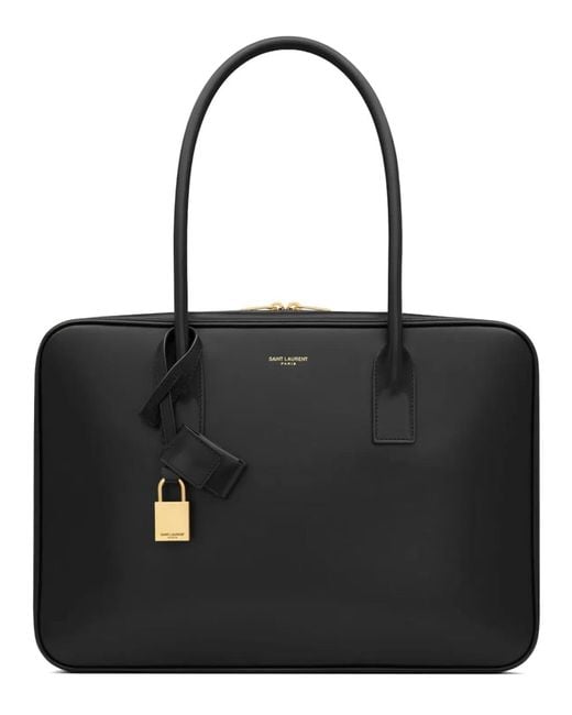 Saint Laurent Black "Sac De Jour" Bag