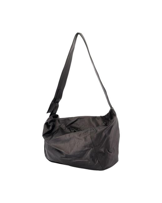 Yohji Yamamoto Black Puff M Shoulder Bag