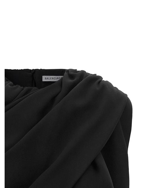 Balenciaga Black 'Mantella' Top