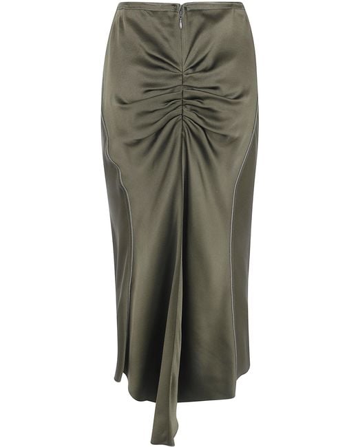 Victoria Beckham Green "Bela" Skirt
