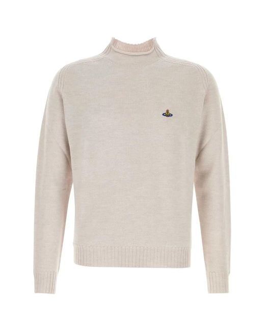 Vivienne Westwood White Fisherman Jumper for men