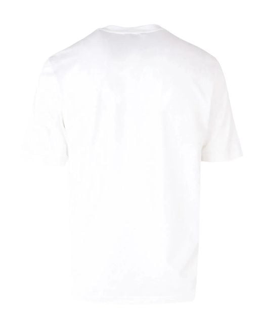 Lardini White Crew Neck T-Shirt for men