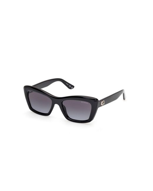 Guess Black Nero Lucido Fumo Grad Injectate Sunglasses