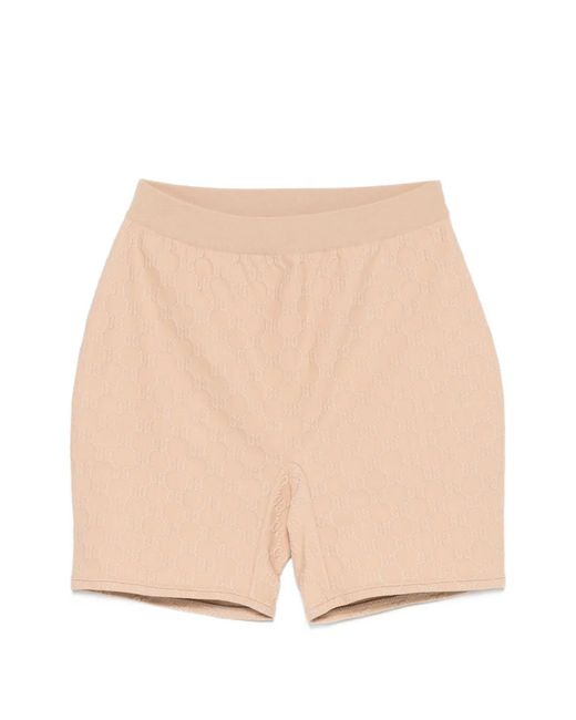 Gucci Natural Gg Jersey Shorts