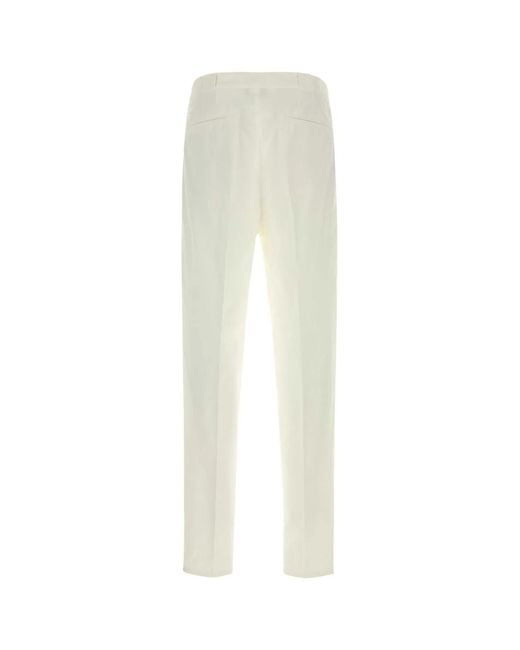 Brunello Cucinelli White Pants for men