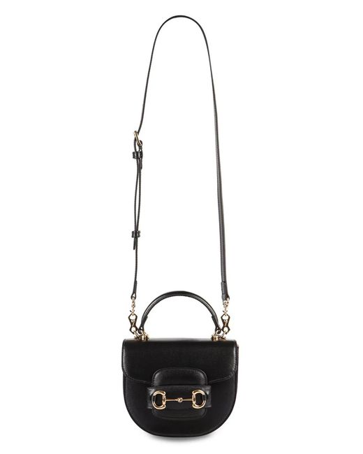 Gucci Black Horsebit 1955 Mini Handbag