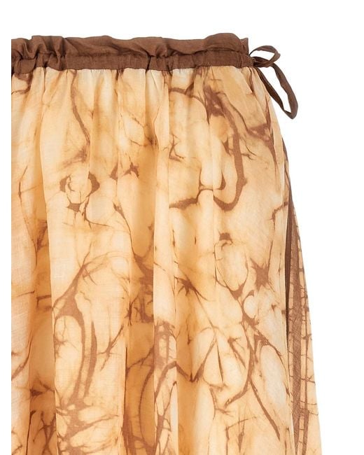 Zimmermann Natural 'Indra' Skirt