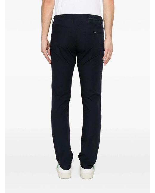 Jacob Cohen Black Polyamide Trousers for men