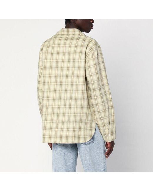 Séfr Natural Ignacio Check Pattern Shirt for men