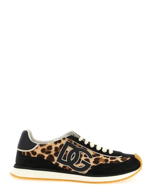 Dolce & Gabbana Black Dolce & Gabbana 'Dg Cushion' Sneakers