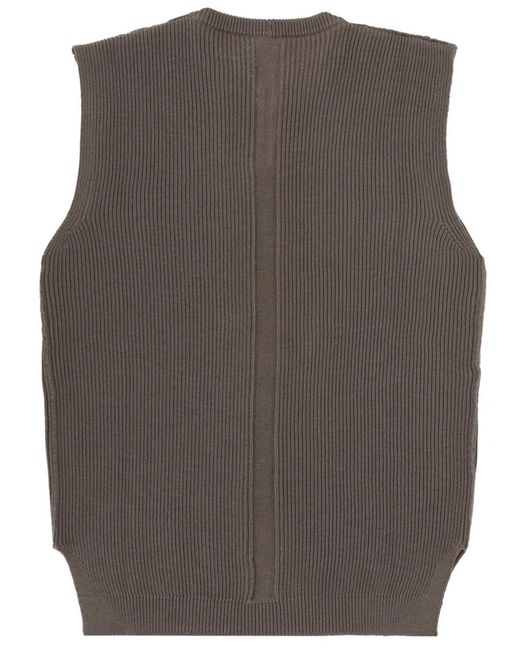 Rick Owens Brown Knitted Tops for men