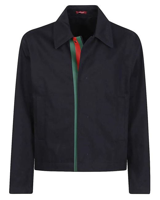 Gucci Black Embossed Jacket for men
