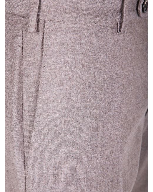 Incotex Gray "Chino Slim Fit" Trousers for men