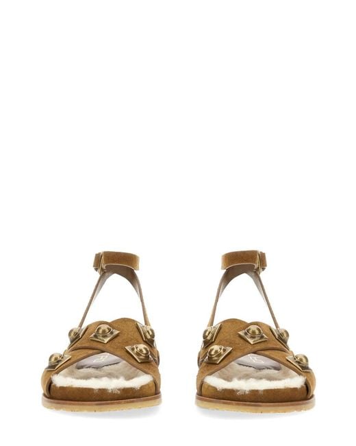 Etro Brown Crown Me Sandal