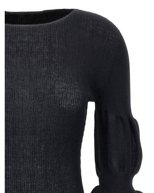 Issey Miyake Black 'Assemblage Branch' Top