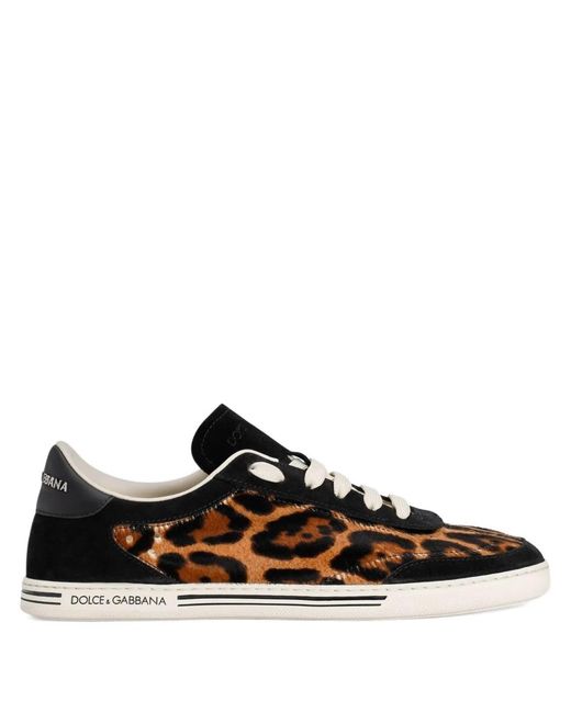 Dolce & Gabbana Black Dolce & Gabbana Saint Tropez Sneaker