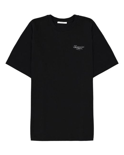 Givenchy Black T-Shirt With Logo for men