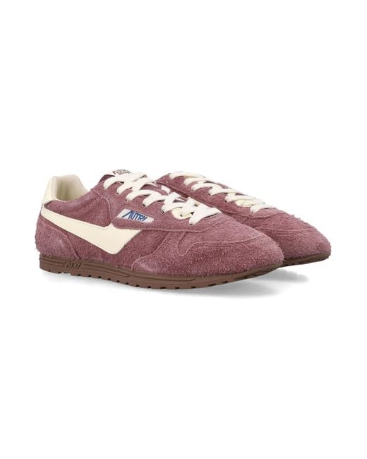 Autry Pink Windspin Sneakers