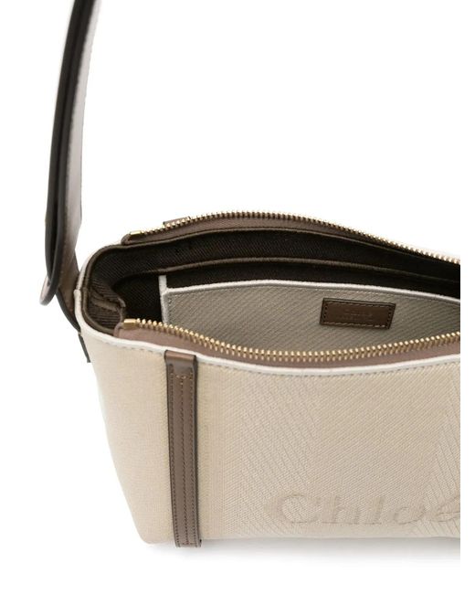 Chloé Natural Shoulder Bags