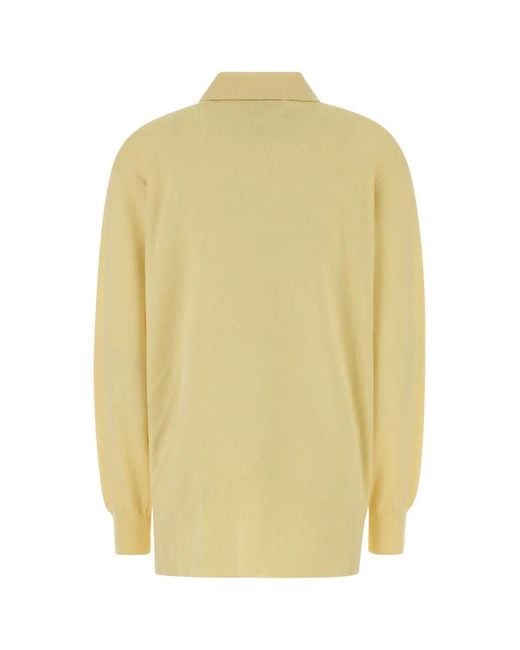 Loewe Yellow Polo Sweater