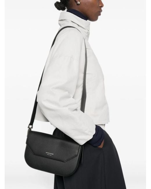 Emporio Armani White Leather Crossbody Bag