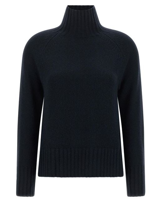 Max Mara Blue Max Mara 'S 'Mantova' High Neck Sweater