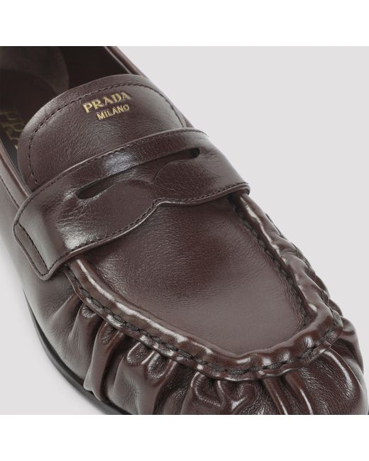 Prada Brown Loafers