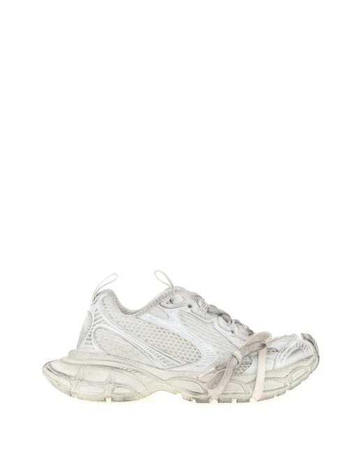 Balenciaga White Mesh And Rubber 3Xl Sneakers
