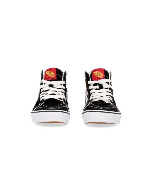Vans Black "Flame Logo Repeat" Sneaker