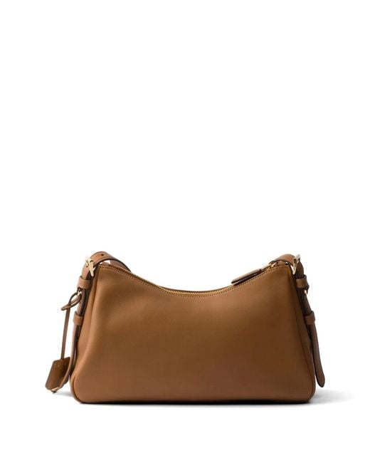 Prada Brown Medium Aimée Shoulder Bag