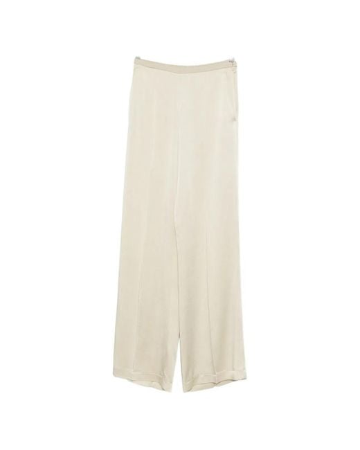 Forte_forte White High-Waisted Trousers
