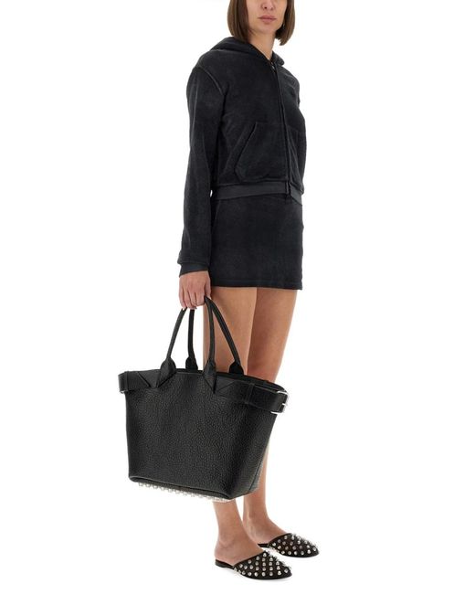 Alexander Wang Black Terry Skirt-Pants