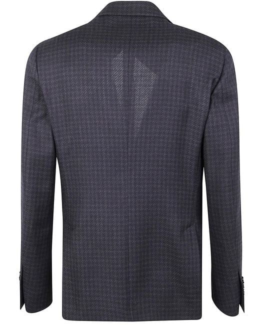 Lardini Blue "Iconic Drop 7 Regular" Jacket for men