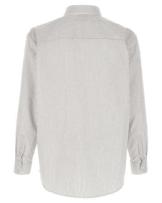 Saint Laurent White 'Cassandre' Shirt for men