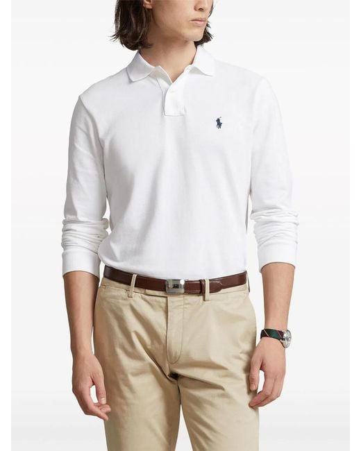 Polo Ralph Lauren White Cotton Sweater for men