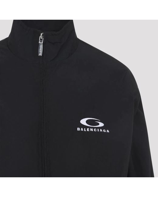 Balenciaga Black Cotton Jackets Tracksuit
