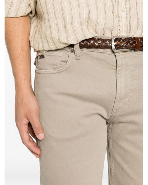 Emporio Armani White Slim Fit Denim Jeasn for men