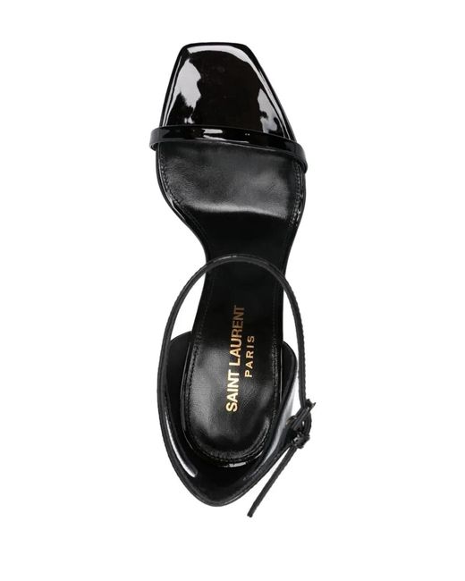Saint Laurent White Opyum Sandals
