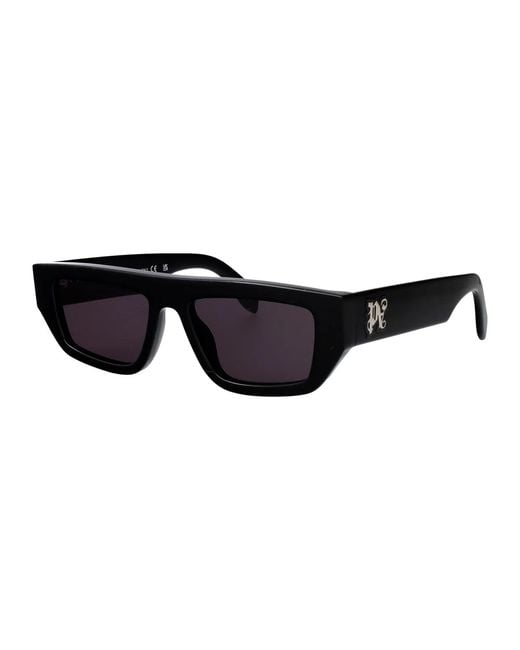 Palm Angels Black Shiny Acetate Sunglasses