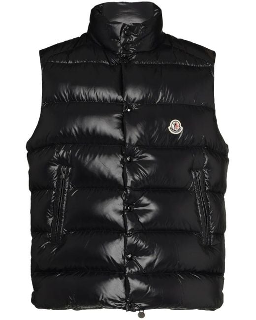 Moncler Black Tibb Padded Gilet for men