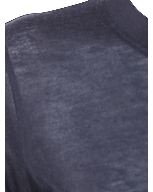 Filippa K Blue Lyocell Cashmere Tee