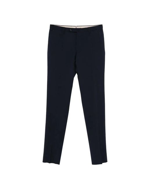 Incotex Blue Classic Chino Trousers for men